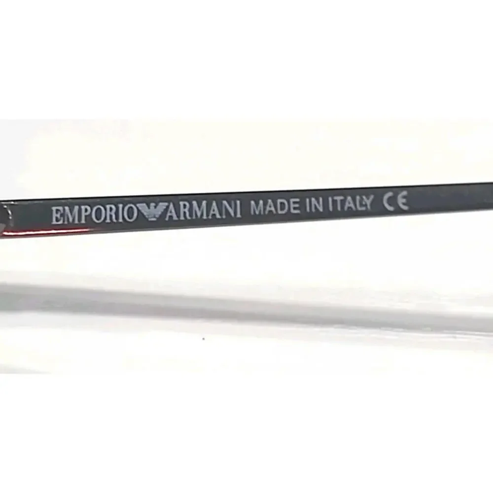 Emporio Armani 080 1021 No Lenses Small Brown Oval Eyeglasses Frame 49-21 135 - Picture 6 of 8